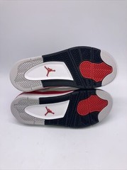Jordan 4 Retro White/Fire Red-Black (BQ7669 161) Kid’s Sizes 2Y-3Y