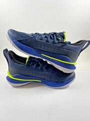 Size 5Y – Under Armour Steph Curry 7 Low Dub Nation Sneakers Blue Yellow White