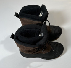 QUEST Thinsulate Youth Pac Brown Faux Suede Upper Waterproof Boots Yth Size 5