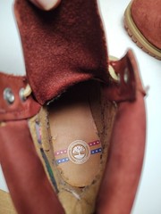 Timberland Premium Boots Burgundy Silver Limited Edition TB0A15J4 Size 6 EXC