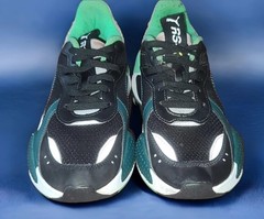 Puma RS-X “Toys” Black, Blue, Green, Size 5.5 Youth, 369628-01