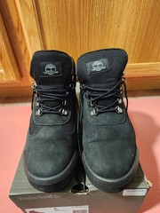 Timberland Field Boot Black Nubuck GS SZ 8
