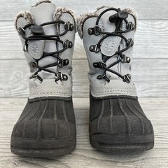 Oaki Wear Winter Snow Boots Children’s 9 Neutral Gray Waterproof Slip On Shoes