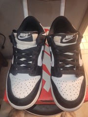Size 4 (GS) – Nike Dunk Low Black White