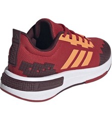 Adidas Minecraft Shoes Cloudfoam Athletic Pixelated Running Youth 5 Maroon Red