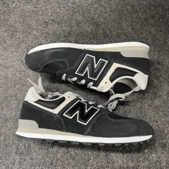 NEW BALANCE 574 Core Running Shoes Kids Size 5.5 Black/White GC574EVB