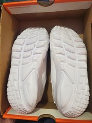Nike Flex Runner 2 Triple White Youth Size 4Y(5.5W) Slip On
