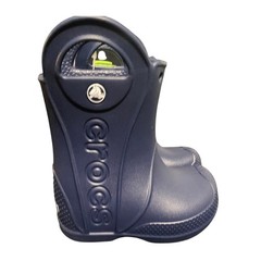 Crocs Handle It Rain Boot T Navy Blue Toddler Size C5 Waterproof 211056-410 NEW