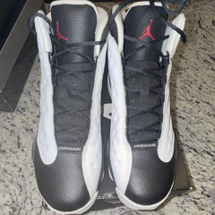 Jordan Air Jordan 13 Retro GS White/True Red/Black Leather Basketball 7Y* 2012