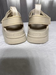 UGG GoldenGlow Kids Hook & Loop Sandal Beige US 2 EU 33.5 UK 1 1152813K