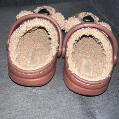Crocs Kids Brown Fun Lab Bear Lined Clog Toddler C5 Shoes
