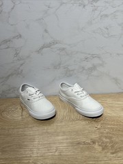 Infant Toddler Kids Vans True White Canvas Skate Sneakers 721356 Sz 10