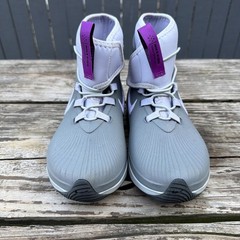 Nike Binzie Rain Boots (GS )Smoke Grey Violet Frost Size 13 C BQ5380 003 New