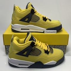 Jordan 4 Lightning Grade School Size 6Y 408452-700 Air Jordan Retro Tour Yellow