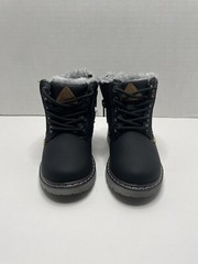 Mishansha Snow Boots Kids Size US 4.5 Black Water Resistant Lined High Top