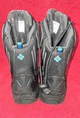 COLUMBIA Youth BOOTS BUGABOOT PLUS IV OMNI HEAT SIZE 4 Slightly Used BLACK BLUE