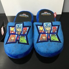 Marvel Super Hero Adventures Avengers Kids Slip On Slippers Size US 1.5 / EU 32