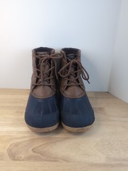 Sperry Port Boots, Size 5 M, Brown/Navy