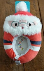 Squishmallows Red Slippers Santa Claus Christmas Kids Size 13-1 NEW