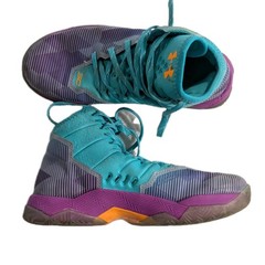 Under Armour Steph Curry SC 2.5 Purple & Teal Shoes Size 4.5Y