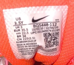 Nike Court Borough Low Sneakers BQ5448-112 Shoes, Sneaker, Size 3.5 Youth