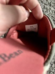LL Bean Airlight Kelp Green Mule Slippers Elastic Kids Size 12-13 Pre-Owned