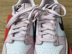 Nike Dunk Low “Pink Foam” Red White CW1590-601 GS Size 7Y