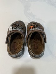 Crocs Classic Lined Chewbacca Star Wars Unisex Kids Brown Faux Fur Clog Shoes C7
