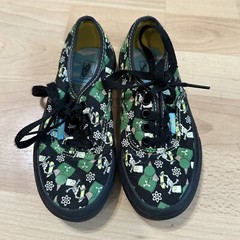 Size 12.5- Vans Authentic the Simpsons Glow Bart Kid’s Pre School Shoes