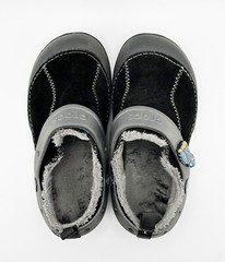 Crocs | Dawson Shearling Clogs | Slip-On | Black | Faux Fur | 1 Giblet | SizeC12