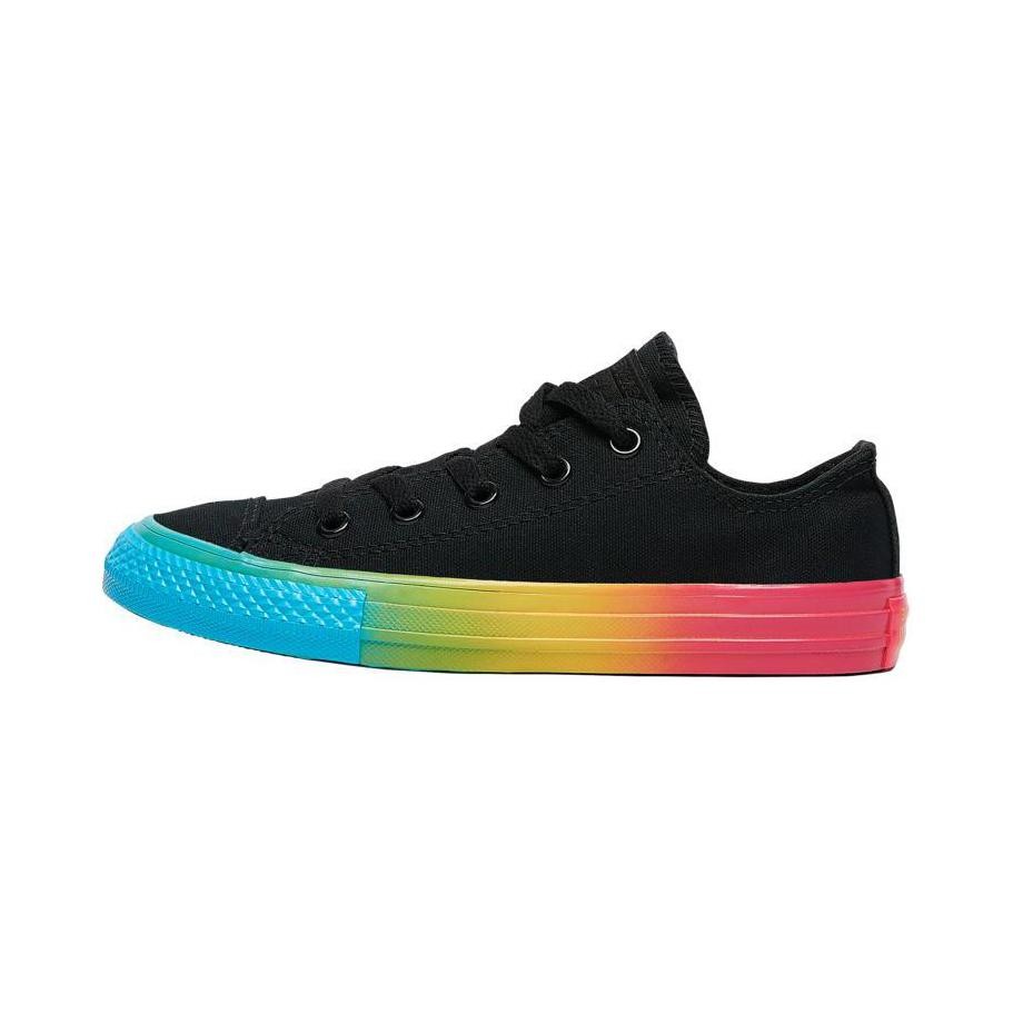 Converse All Star O Low top Kids Canvas Shoes Black Blue Yellow Red 664199F
