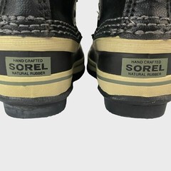 Sorel Yoot Pac Waterproof Nylon Sherpa Black Winter Snow Boots Toddler Size 4