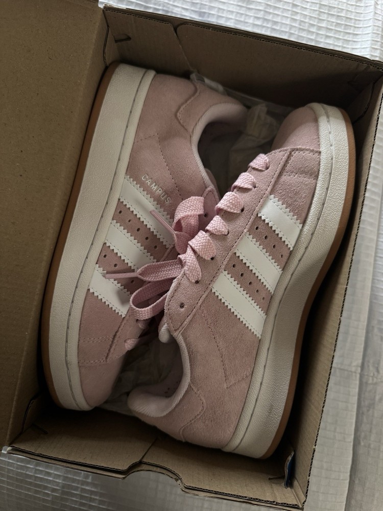 Adidas Campus 00s J Tan/Pink Size 5.5 Youth JH7840 New In Box