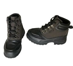 Fila Kid’s WeatherTech Boots Color Espresso Brown Black Size 1.5 Used Pre Owned