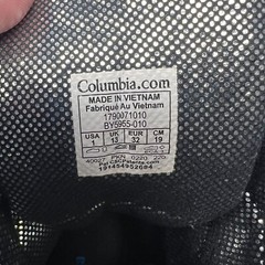 COLUMBIA Youth BOOTS BUGABOOT PLUS IV OMNI HEAT SIZE 1 BY5955-010 BLACK BLUE