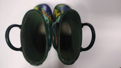 Landchief Rain Boots Kids Size 6 Multicolor Dinosaur Print Waterproof Shoes Used