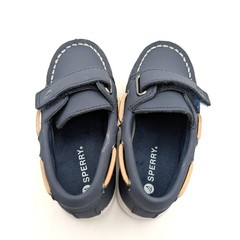 Sperry Kids‘ Top Sider Authentic Boat Shoes Round Toe Blue Size US7M EU23