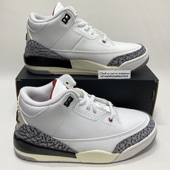 Jordan 3 White Cement Reimagined Pre School Size 3Y Youth Little Kids DM0966-100
