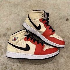 Nike Shoes 7 Youth Air Jordan 1 Mid ’88 Dunk Contest Red Black GS DV7012-100