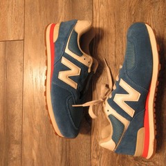 New Balance 574 Kids 6 Blue Rainbow Pack Natural Indigo