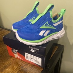 New Little Kids Reebok Lite Spinner Blue Comfort Casual Sneakers Size 5