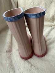 NWD $99 Hunter Kids First Classic Rain Boot Vidalia Pink/Serenity UK11/US10/EU28