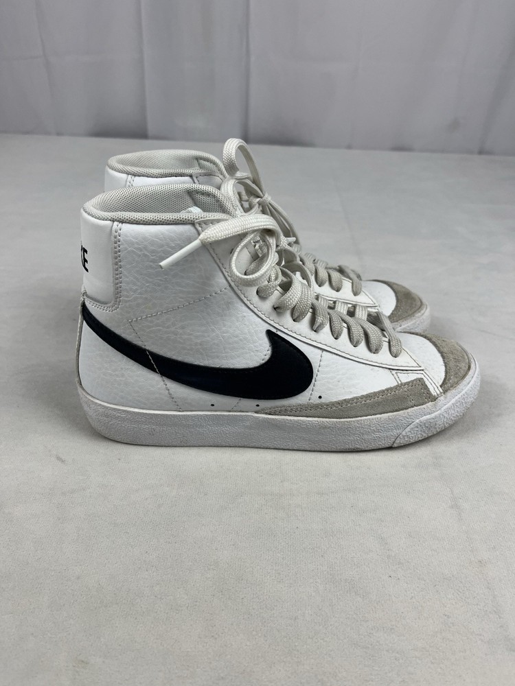 Nike Blazer Mid ’77 GS White Leather/Suede Hi Top Shoes DA4086-100 Youth Sz 4.5Y