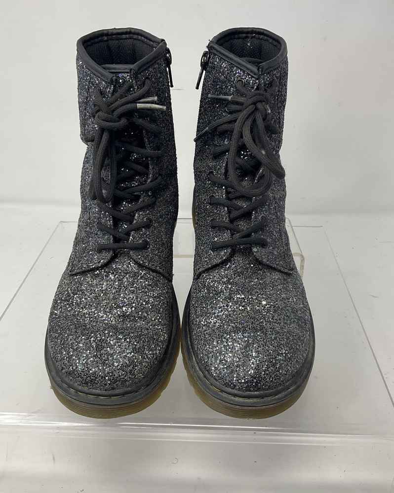 Dr. Martens 1460 Glitter Black Multicolor 8-Eye Boots Kids 7