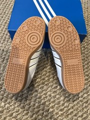 Adidas Samba OG J ‚Double White Black Gum‘ Kid’s-IH5585