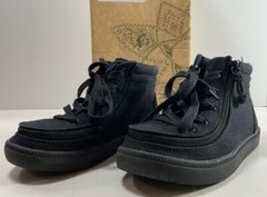 Billy Harmon High Footwear Shoes Full Zip High Top Sneaker Black Kids Size 13M