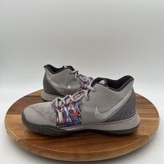 Size 3.5 Y Nike Kyrie 5 Graffiti Grade School Gray/multicolor Basketball Shoes