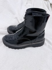 Class Black Bootie Star Accent Zipper Ankle Boots US Kids Size 3