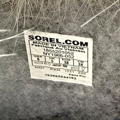 Sorel Kids Joan of Arc Duck Boots US 6 EU 38 Gray Brown Waterproof Snow NIB