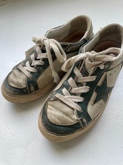 Kids Golden Goose Sneakers White and Green size 31 | or 1.5 US